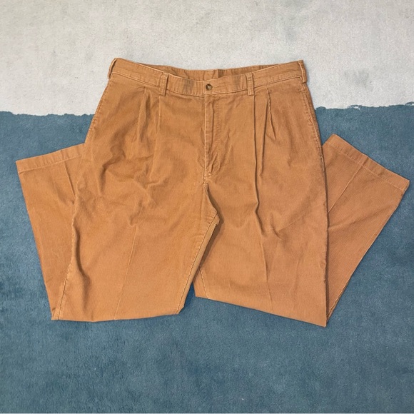 Savane Men's Light Brown Corduroy Pants - Picture 4 of 9